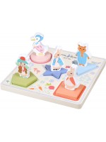 Дървен пъзел Orange Tree Toys  Peter Rabbit - С триизмерни форми