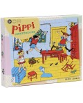 Дървен пъзел Pippi - Пипи, Томи и Аника се забавляват, 30 части