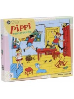 Дървен пъзел Pippi - Пипи, Томи и Аника се забавляват, 30 части