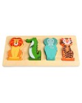 Дървен пъзел Rex London Colourful Creatures - Животни