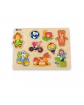 Дървен пъзел с дръжки Andreu toys - Играчки
