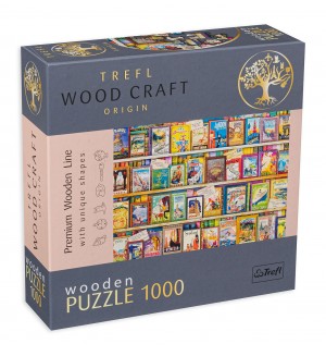 Дървен пъзел Trefl от 1000 части - Световни пътеводители