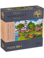 Дървен пъзел Trefl от 500+1 части - Летен рай