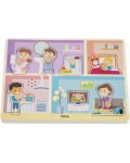 Дървен пъзел Viga Toys - Ежедневни дейности