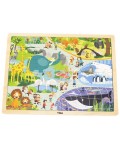 Дървен пъзел Viga Toys - Океан, 48 части