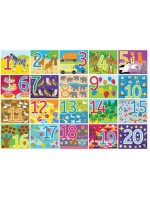 Дървен пъзел за под Bigjigs - 20 части 