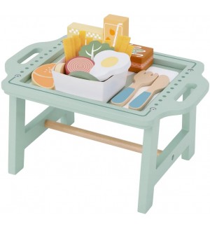 Дървен поднос с храна Tooky Toy