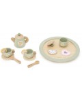 Дървен сервиз за чай Viga Toys PolarB - Зелен