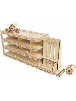 Дървен сглобяем комплект Woodpy - Паркинг Фрегата, 112 части