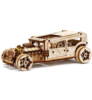 Дървен сглобяем модел Revell - Hot Rod, 134 части