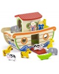 Дървен сортер с животни Viga Toys - Корабът на Ной