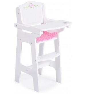 Дървен стол за хранене за кукла Pilsan - B012