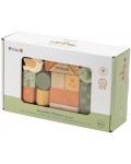 Дървен строител Viga Toys PolarB - Цветни блокчета, 50 части