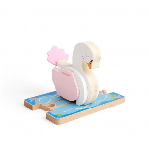 Дървен влаков тунел Bigjigs Rail - Лебед Дървен влаков тунел Bigjigs Rail - Лебед