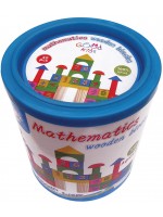 Дървен замък B-MAX, в кофа, 40 части
