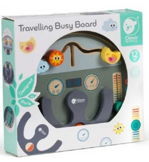 Дървена дъска Classic World - Автомобилен волан с активности