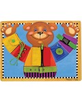 Дървена дъска с активности Melissa & Doug - Мече