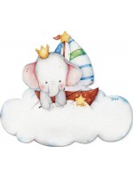 Дървена декорация за детска стая Dekori - Слочне, със стикери Дървена декорация за детска стая Dekori - Слочне, със стикери