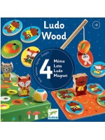 Djeco Игра Ludo Wood 4 Игри
