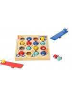 Дървена детска игра Tooky Toy - Летящи рибки