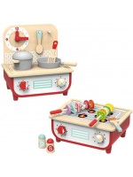 Дървена детска кухня с барбекю Tooky Toy 