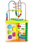 Дървена дидактическа кула със сметало Acool Toy