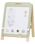 Дървена двустранна дъска за рисуване Viga Toys Polar B - С поставка и аксесоари