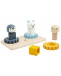 Дървена еко игра за сортиране Bigjigs - Арктика