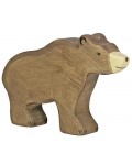 Дървена фигурка Holztiger - Мечка, кафява