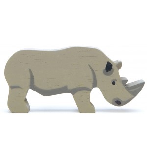 Дървена фигурка Tender Leaf Toys - Носорог