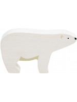 Дървена фигурка Tender Leaf Toys - Полярна мечка