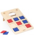 Дървена игра 2 в 1 Viga Toys – Торбички за хвърляне и морски шах