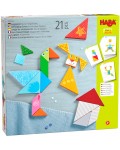 Дървена игра Haba - Лица, 21 части