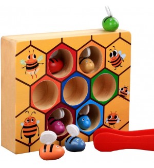 Дървена игрa Kruzzel - Пчелна пита