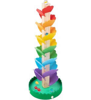 Дървена игра с топче 2 в 1 Tooky Toy