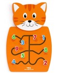 Дървена игра с цифри за стена Viga - Коте
