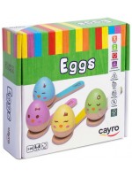 Дървена игра за баланс Cayro - Яйца Дървена игра за баланс Cayro - Яйца