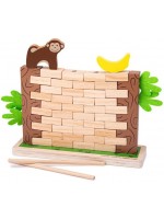 Дървена игра за баланс и координация Bigjigs - Джунгла