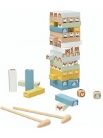  Дървена игра за баланс Tooky Toy - В гората