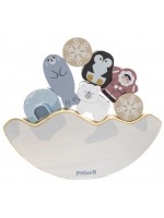 Дървена игра за баланс Viga Toys PolarB - Ескимоси
