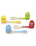 Дървена игра за баланс Viga Toys - Яйце върху лъжица, 8 части