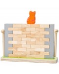 Дървена игра за баланс Woodyland - Спаси котето