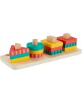 Дървена игра за нанизване Fisher Price - Геометрични фигури