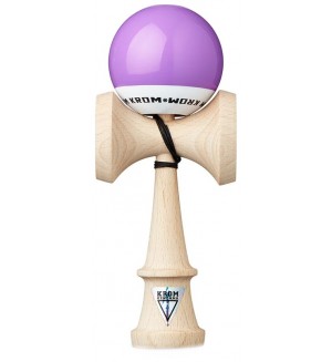 Дървена игра за сръчност KROM Kendama - Pop LOL Кендама, лилава