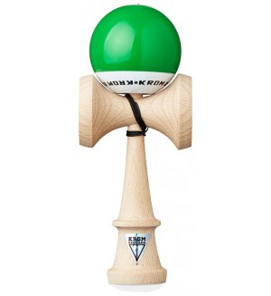 Дървена игра за сръчност KROM Kendama - Pop LOL Кендама, зелена
