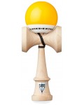Дървена игра за сръчност KROM Kendama - Pop LOL Кендама, жълта