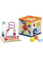 Дървена играчка 5 в 1 Top Bright - Активно кубче