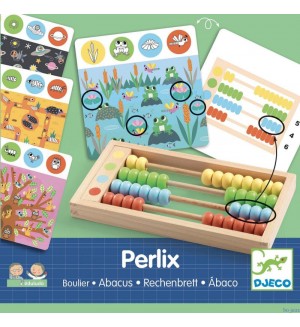 Дървена играчка Djeco - Абакус Perlix 