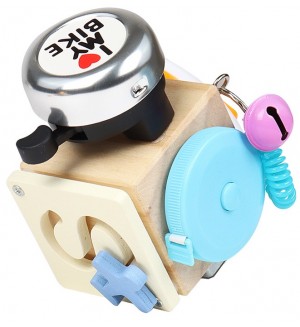 Дървена играчка Acool Toy - Кубче с активности