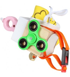 Дървена играчка Acool Toy - Кубче с активности, Вид 2